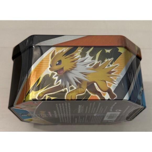 Pokemon TCG Eevee Evolutions Tin [ Jolteon V Edition ] NEW Trading Card Game - Picture 6 of 6
